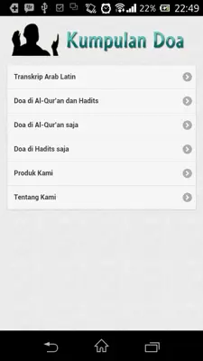 Kumpulan Doa android App screenshot 1