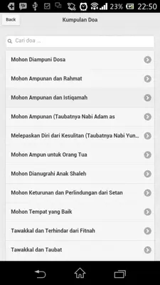 Kumpulan Doa android App screenshot 2