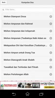 Kumpulan Doa android App screenshot 4